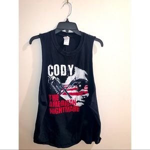 Lg Cody Rhodes cut off wrestling AEW muscle tee